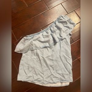 7 for all mankind one shoulder too